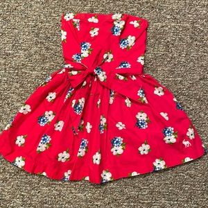 Floral Strapless Sundress Coquette Twee